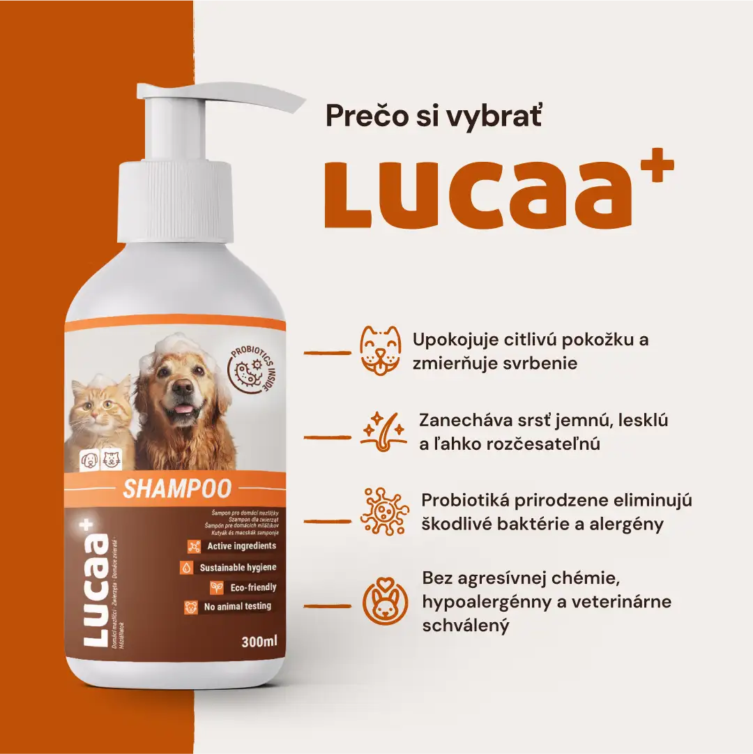 Lucaa+ Probiotický šampon