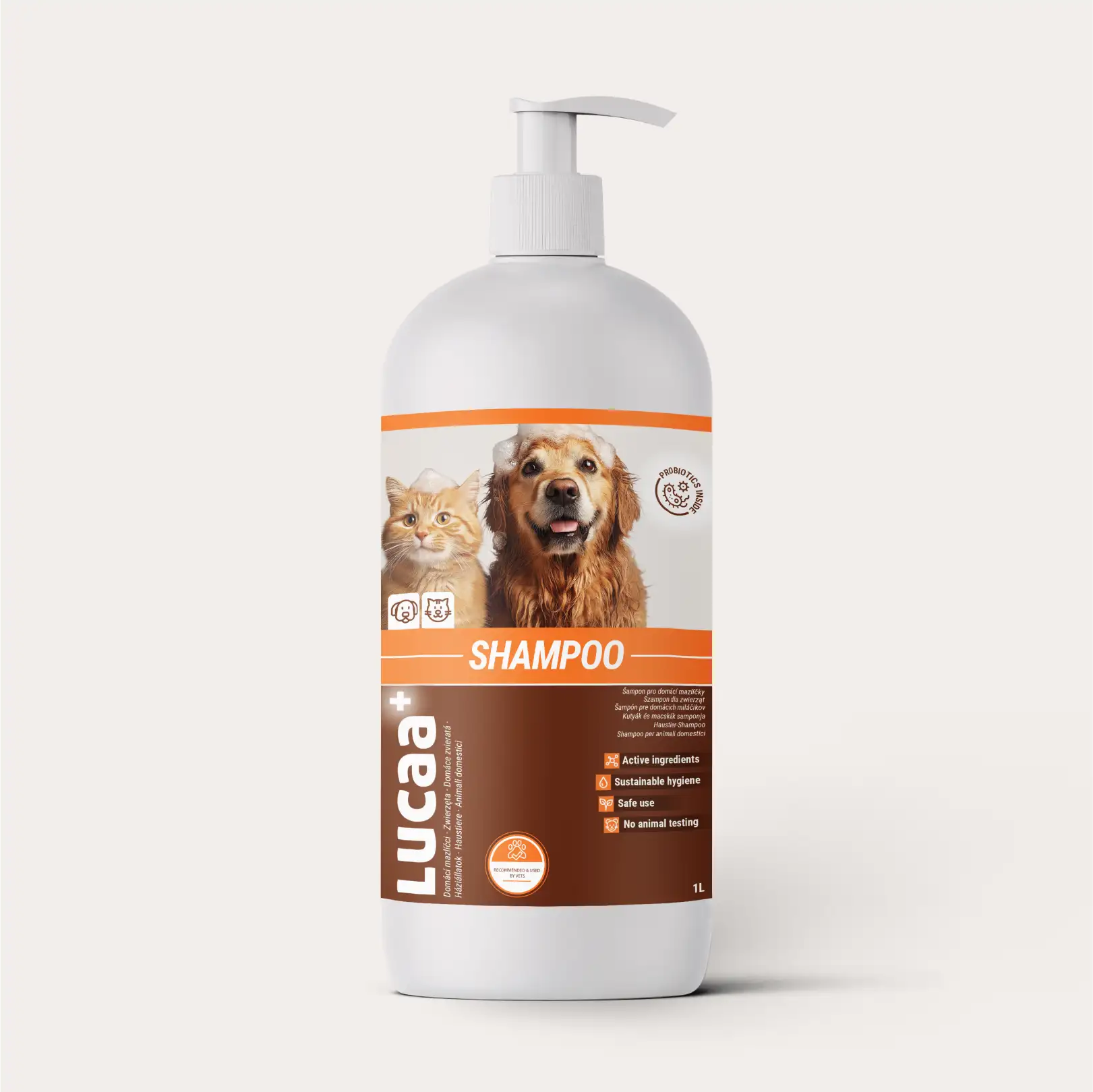 Lucaa+ Probiotický šampon