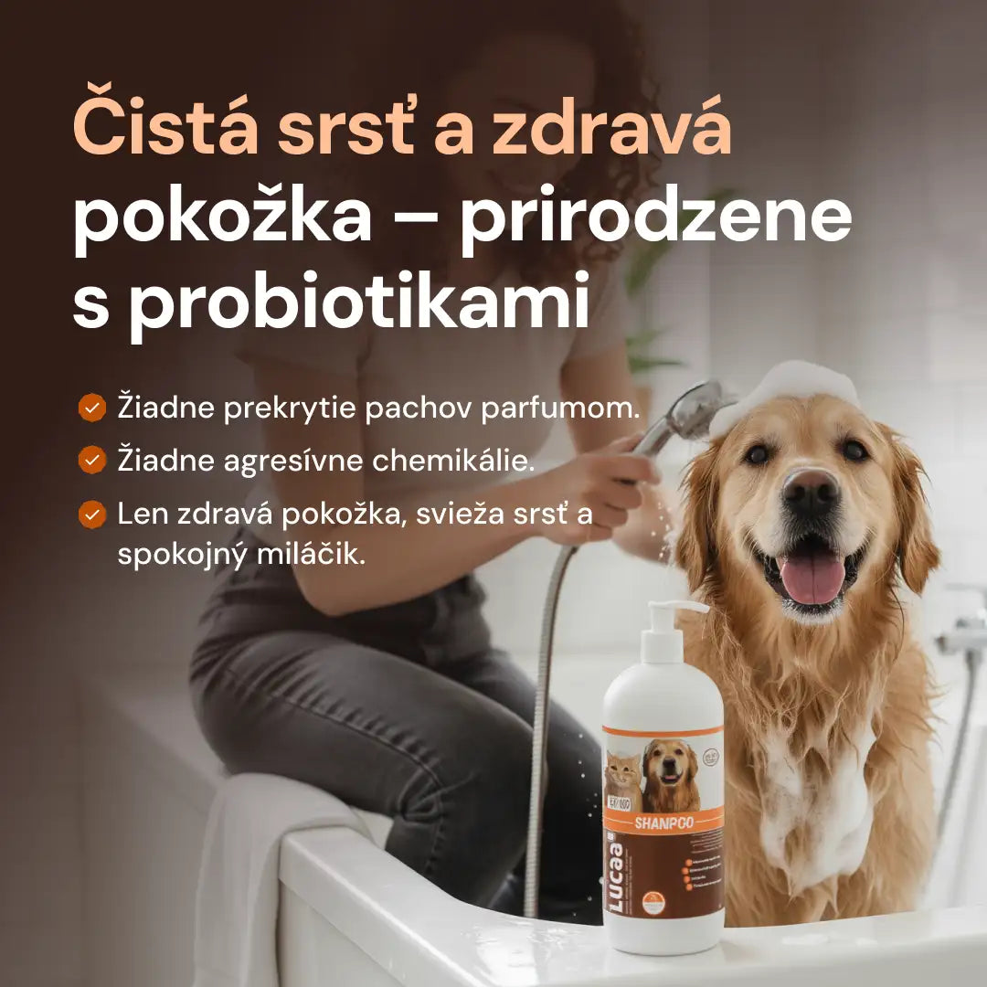 Lucaa+ Probiotický šampon